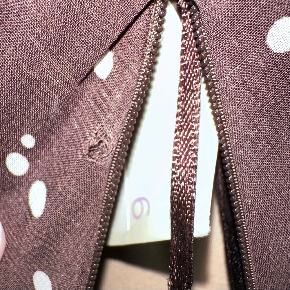 NWT Liz Claiborne Cowl Neck Dress Sz 6 Polka Dot Sleeveless MSPR $139 READ - Picture 16 of 16